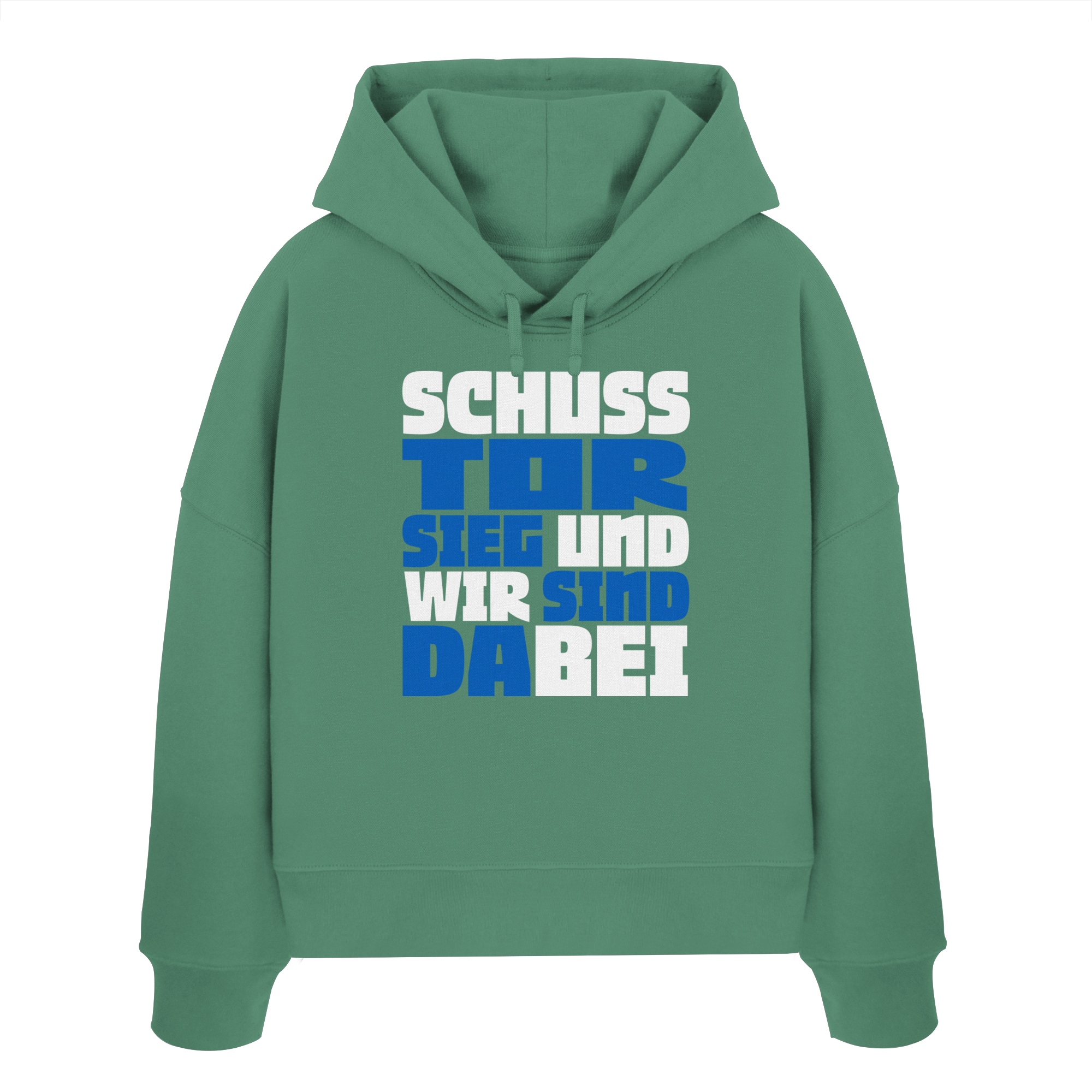 Schuss Tor Sieg - Womens Organic Boxcut Hoodie