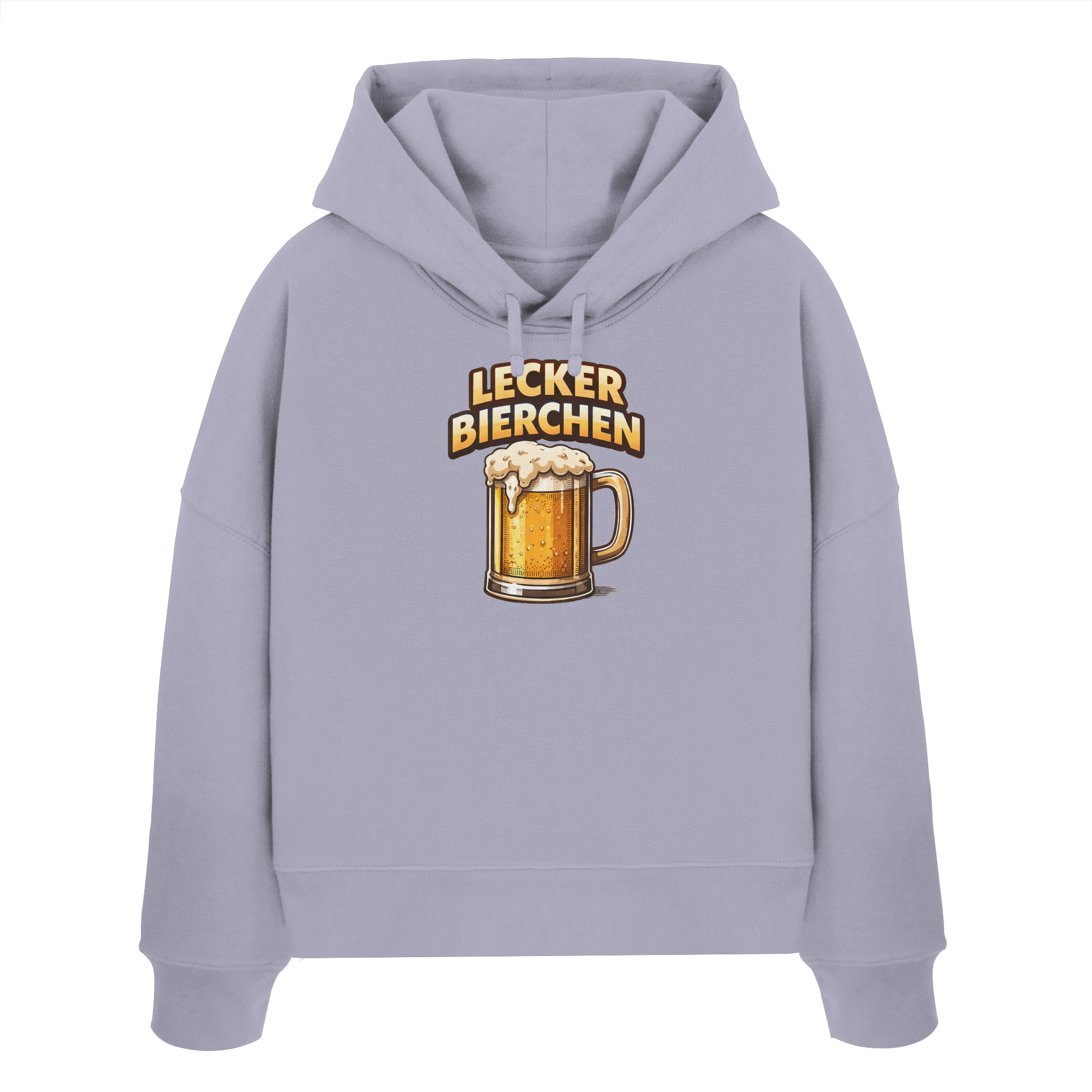 Lecker Bierchen - Womens Organic Boxcut Hoodie