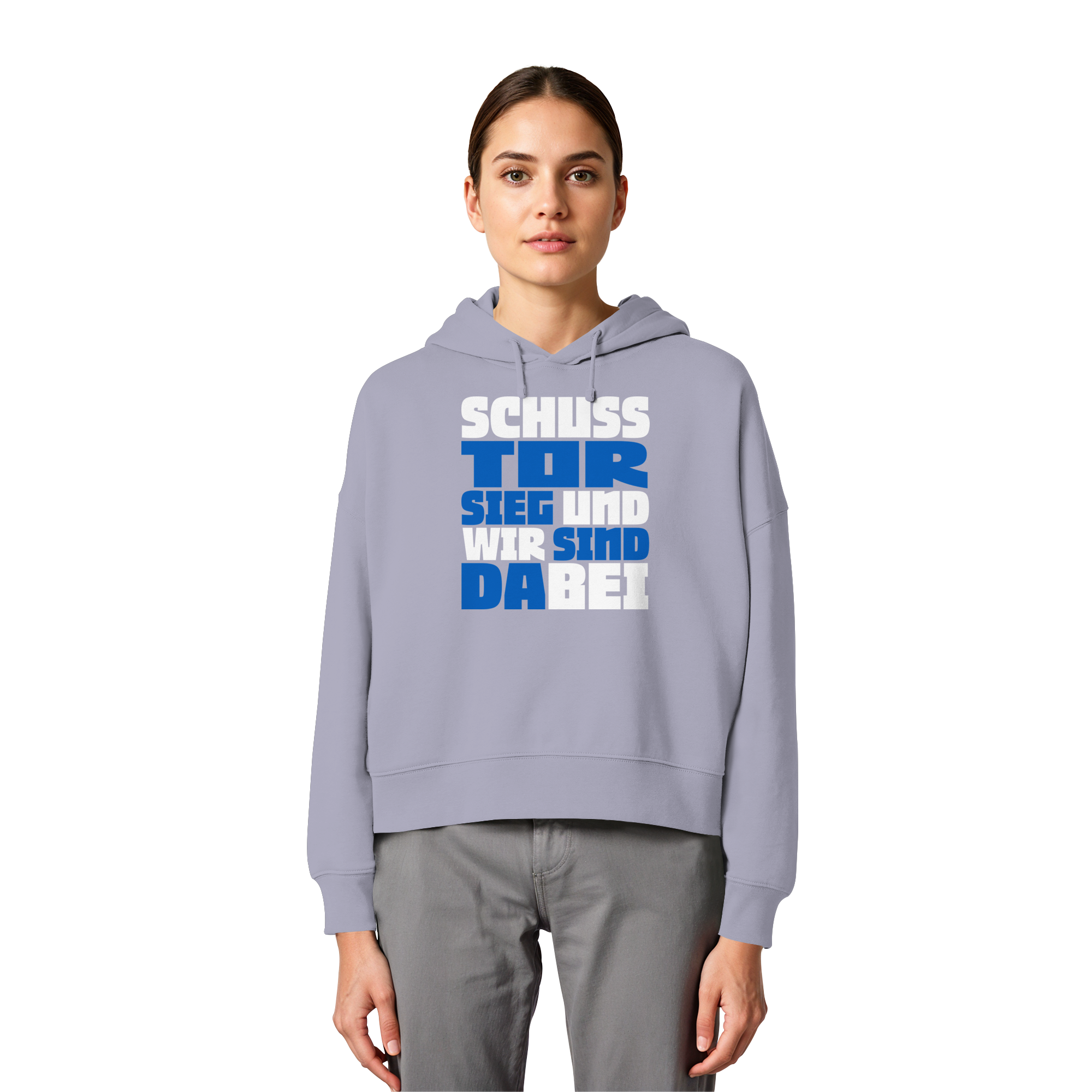 Schuss Tor Sieg - Womens Organic Boxcut Hoodie