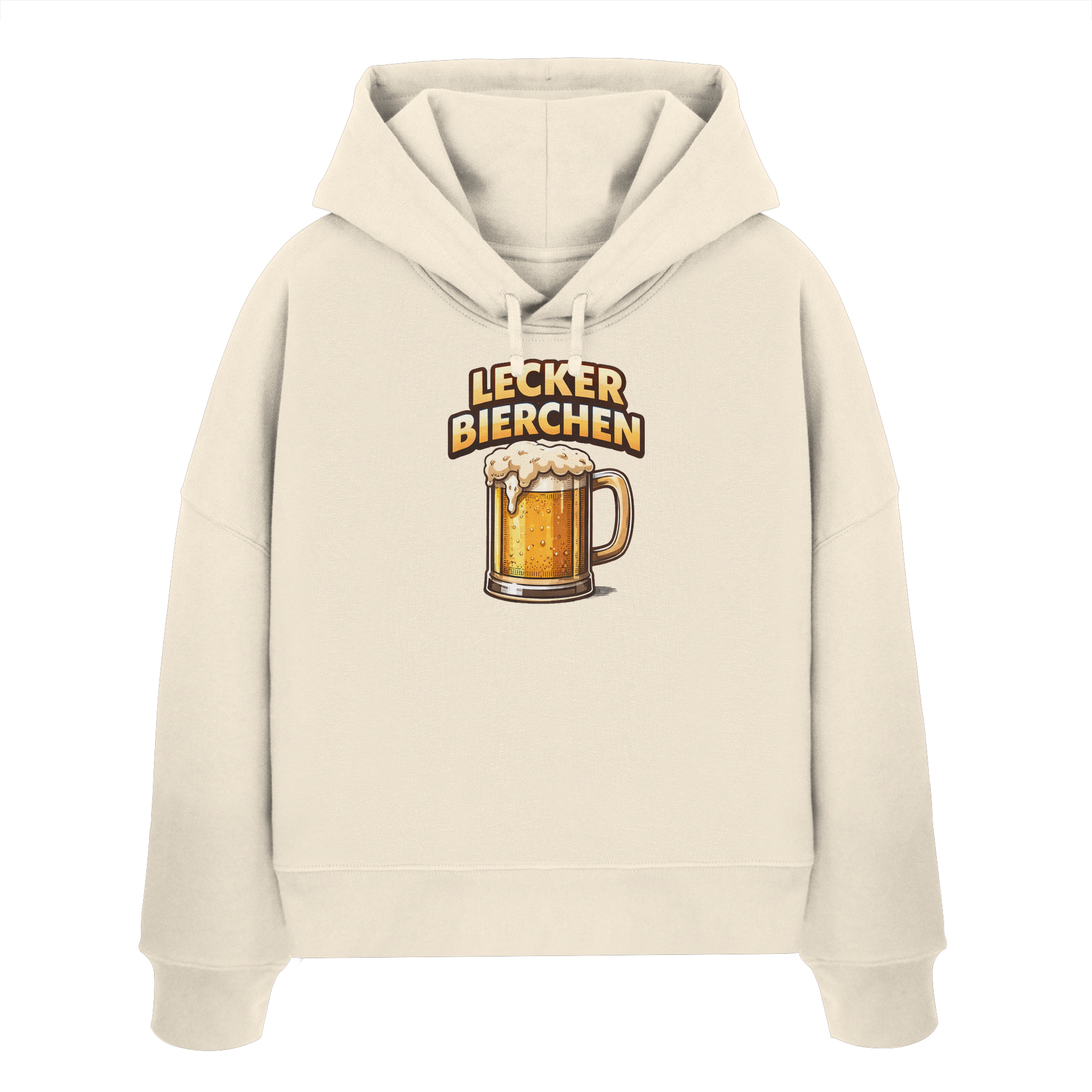 Lecker Bierchen - Womens Organic Boxcut Hoodie