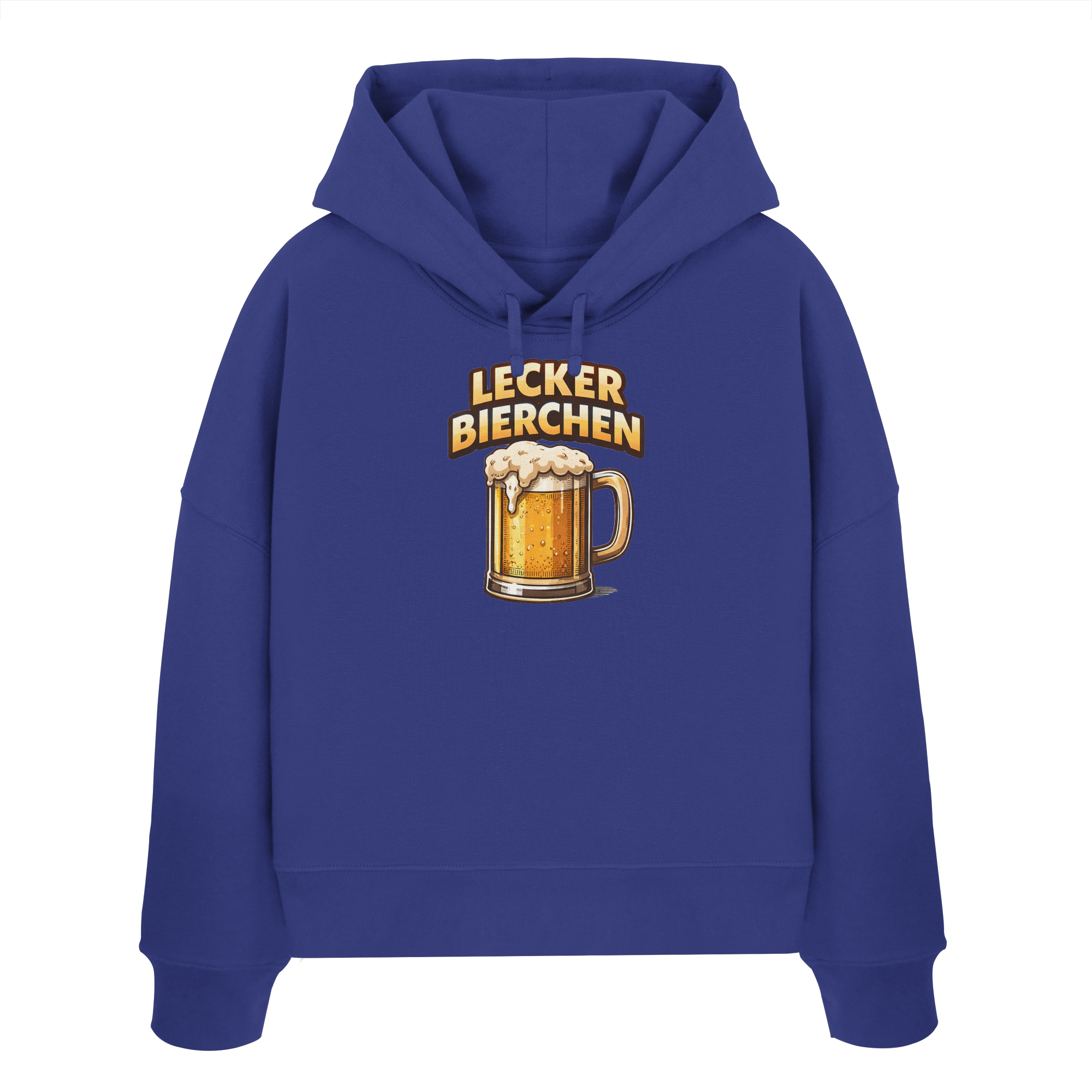 Lecker Bierchen - Womens Organic Boxcut Hoodie
